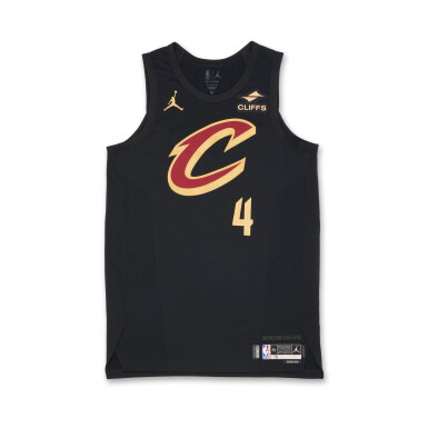 View full screen - View 1 of Lot 15. Evan Mobley Cleveland Cavaliers 2024-2025 Game Worn Statement Edition Jersey | Double-Double.