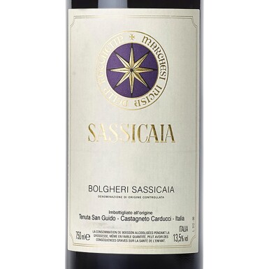View full screen - View 1 of Lot 632. Sassicaia 2003 Tenuta San Guido (12 BT).