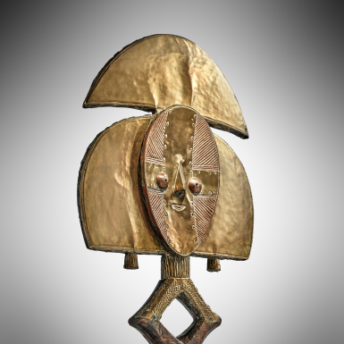 View full screen - View 1 of Lot 67. Kota-Obamba Reliquary Guardian Figure, Gabon.