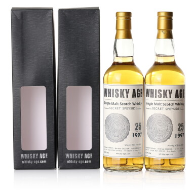 View full screen - View 1 of Lot 3394. Secret Speyside Whisky Age 25 Year Old 46.9 abv 1997 (2 BT70).