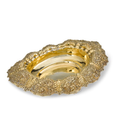 View full screen - View 1 of Lot 251. Searles Service: an American silver-gilt centrepiece bowl, Tiffany & Co., New York, circa 1884.