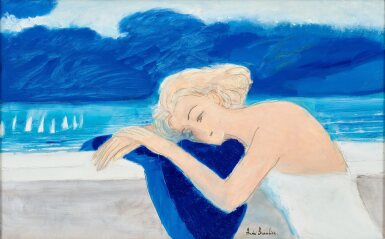 View full screen - View 1 of Lot 757. André Brasilier 安德烈・布拉吉利 | La reveuse 夢中人.