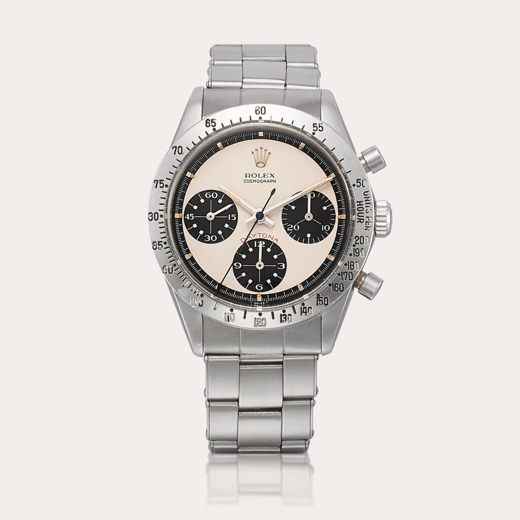 View full screen - View 1 of Lot 2286. Cosmograph Daytona 'Paul Newman', Reference 6262 | A stainless steel chronograph wristwatch with bracelet, Circa 1971.