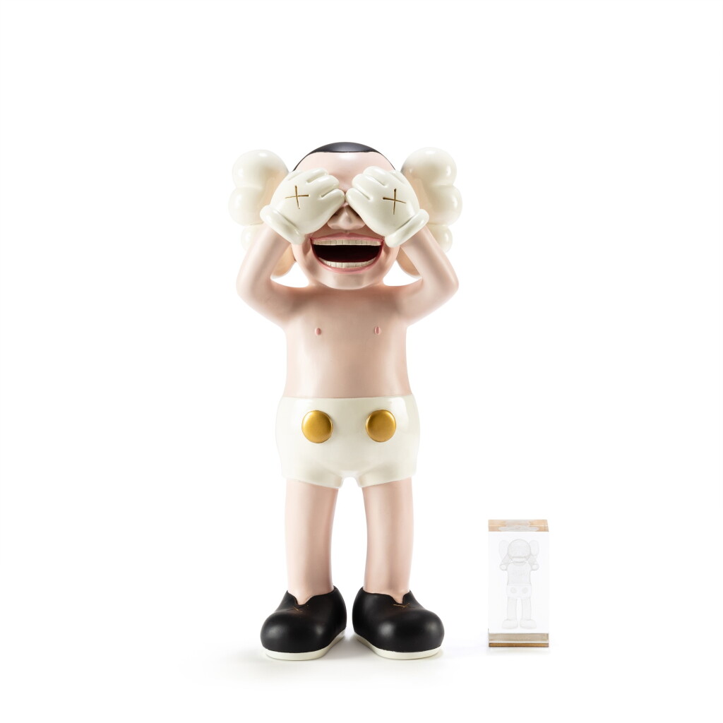 View full screen - View 1 of Lot 758. KAWS x Yue Minjun ‘Untitled Companion’, 2008.
