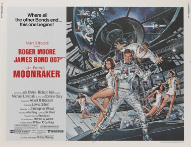 View full screen - View 1 of Lot 243. MOONRAKER (1979) POSTER, US.