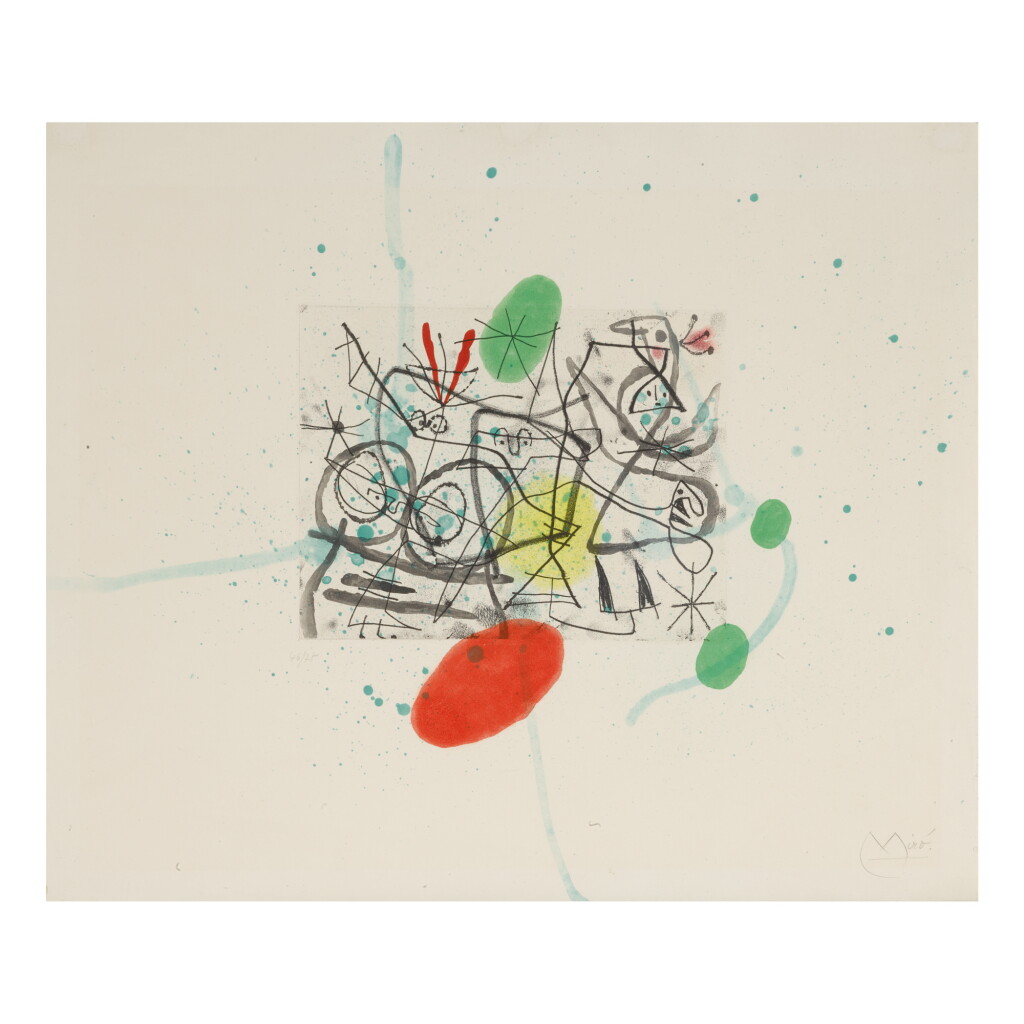 View full screen - View 1 of Lot 121. JOAN MIRÓ | PRÉPARATIFS D’OISEAU III (D. 367).