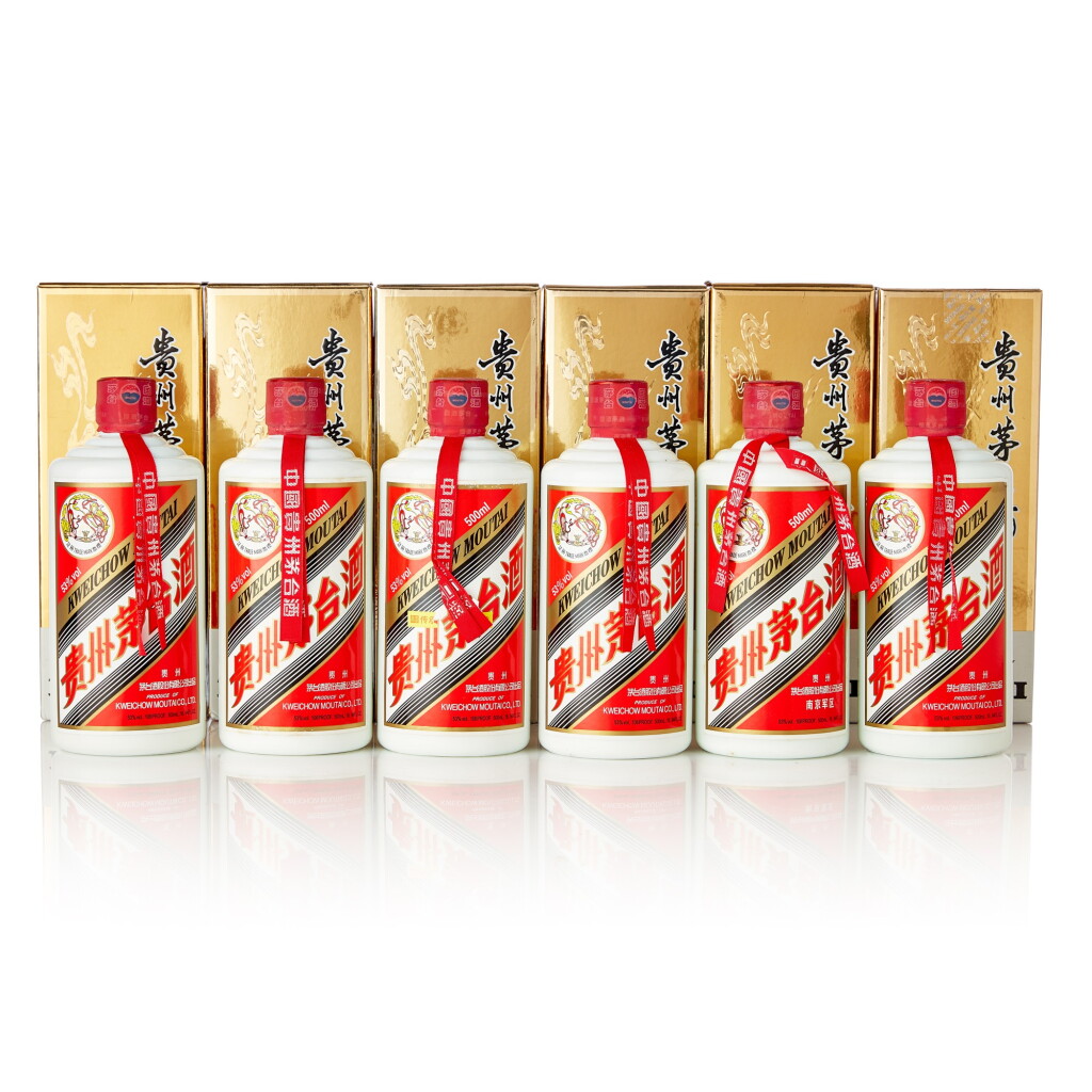 View full screen - View 1 of Lot 5171. 2011年產"飛天牌"貴州茅台酒 Kweichow Flying Fairy Moutai 2011 (6 BT50).