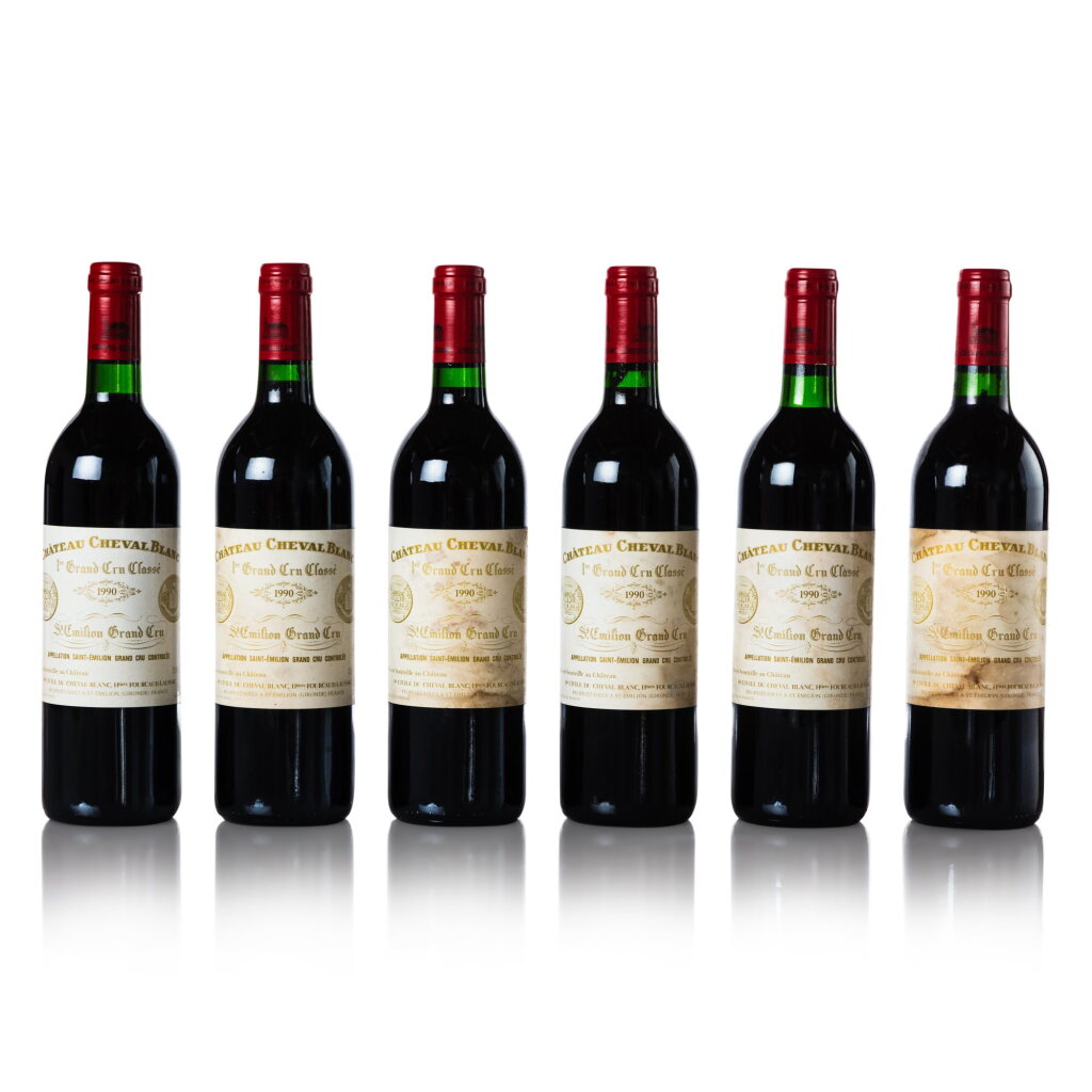View full screen - View 1 of Lot 3625. Château Cheval Blanc 1990 (12 BT).