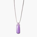 Carved Lavender Jadeite Melon Pendant Necklace | 天然「緬甸」紫色翡翠「福瓜」掛墜項鏈