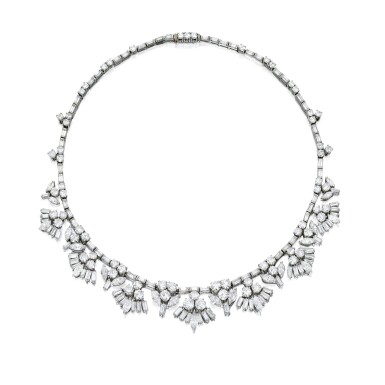 View full screen - View 1 of Lot 91. Diamond Necklace.