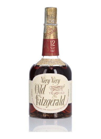 View full screen - View 1 of Lot 301. Very Very Old Fitzgerald 12 Year Old 100 Proof 1953 (1 Bottle 4/5 Quart).