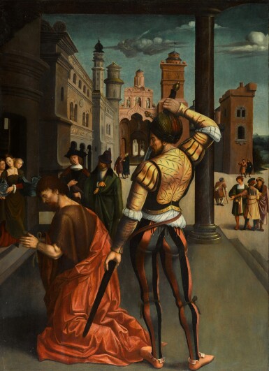 View full screen - View 1 of Lot 188. The Martyrdom of Saint John the Baptist.