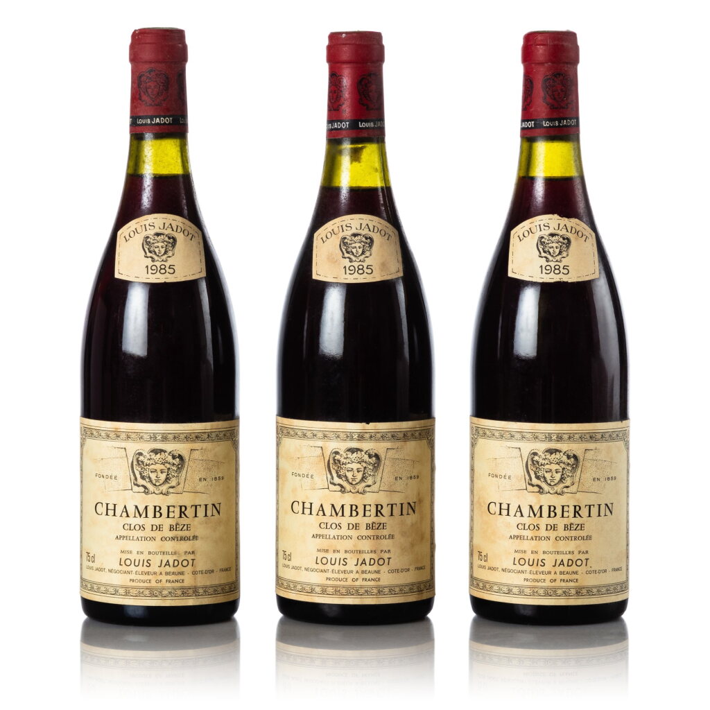View full screen - View 1 of Lot 3396. Chambertin, Clos de Bèze 1985 Louis Jadot (3 BT).