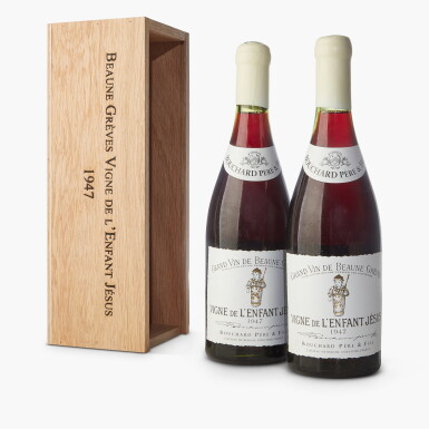 View full screen - View 1 of Lot 279. Beaune Grèves, Vigne de l'Enfant Jésus 1947 Bouchard Père et Fils (3 BT).