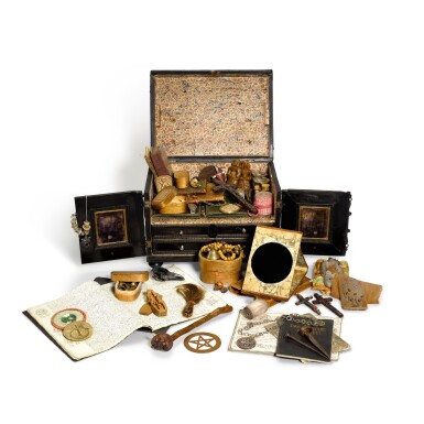 View full screen - View 2 of Lot 170. An extraordinary assemblage of objects pertaining to the occult and witchcraft, 17th to 20th century.