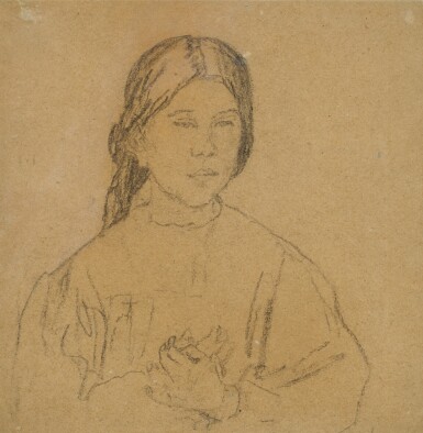 View full screen - View 1 of Lot 419. CHILD POSING (MARIE HAMONET).