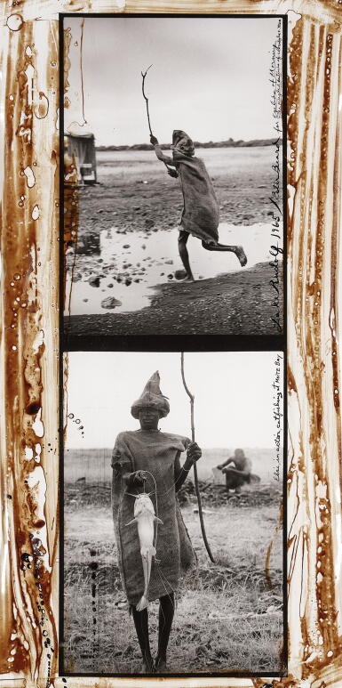 View full screen - View 1 of Lot 68. 'Ebei in Action, Catfishing at Moite Bay, Lake Rudolf'.