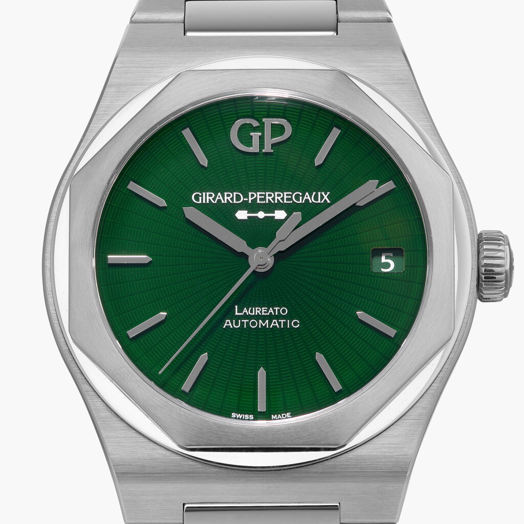 View full screen - View 1 of Lot 368. Laureato, Reference 81010-11-433-11A | A stainless steel wristwatch with date and bracelet | Circa 2023.