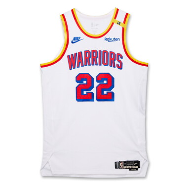 View full screen - View 1 of Lot 222. Andrew Wiggins Golden State Warriors 2024-2025 Game Worn Classic Edition Jersey .