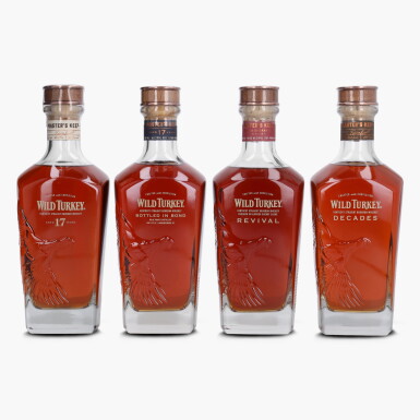View full screen - View 1 of Lot 2569. Wild Turkey Master's Keep Collection NV (4 Bottles 75cl).