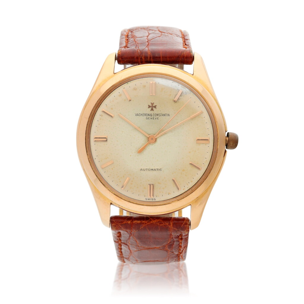 View full screen - View 1 of Lot 221. Reference 6441, A yellow gold automatic wristwatch, Circa 1960.