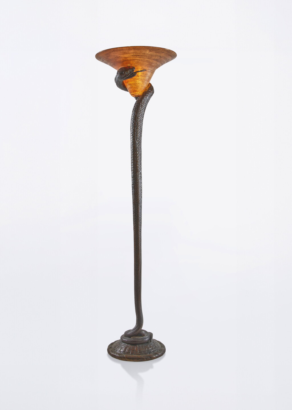 View full screen - View 1 of Lot 156. "La Tentation" Floor Lamp.