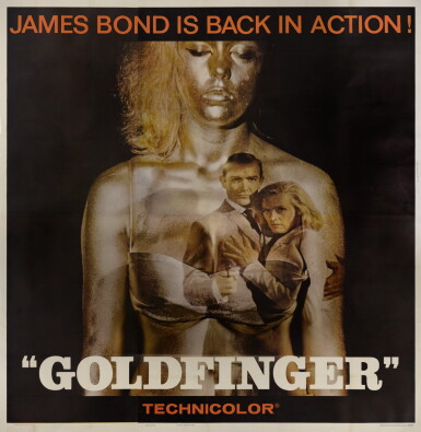 View full screen - View 1 of Lot 37. GOLDFINGER (1964) POSTER, US .