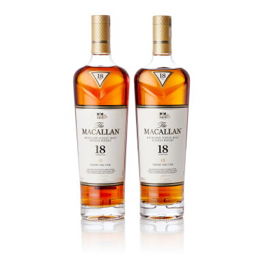 View full screen - View 1 of Lot 1096. The Macallan 18 Year Old Sherry Oak 43.0 abv NV (2 BT70).