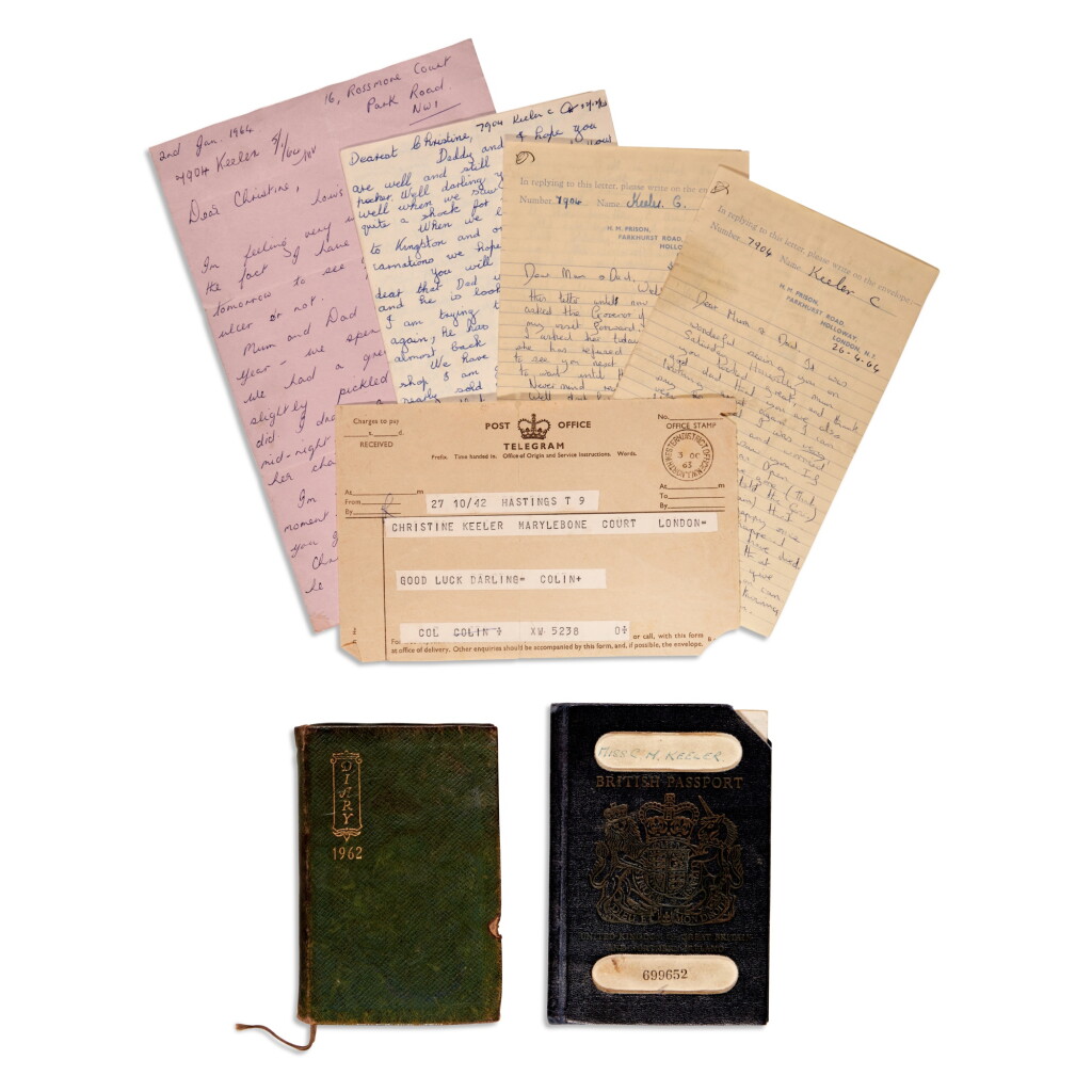 View full screen - View 1 of Lot 200. Christine Keeler | Appointment diary, 1962, and related documents.