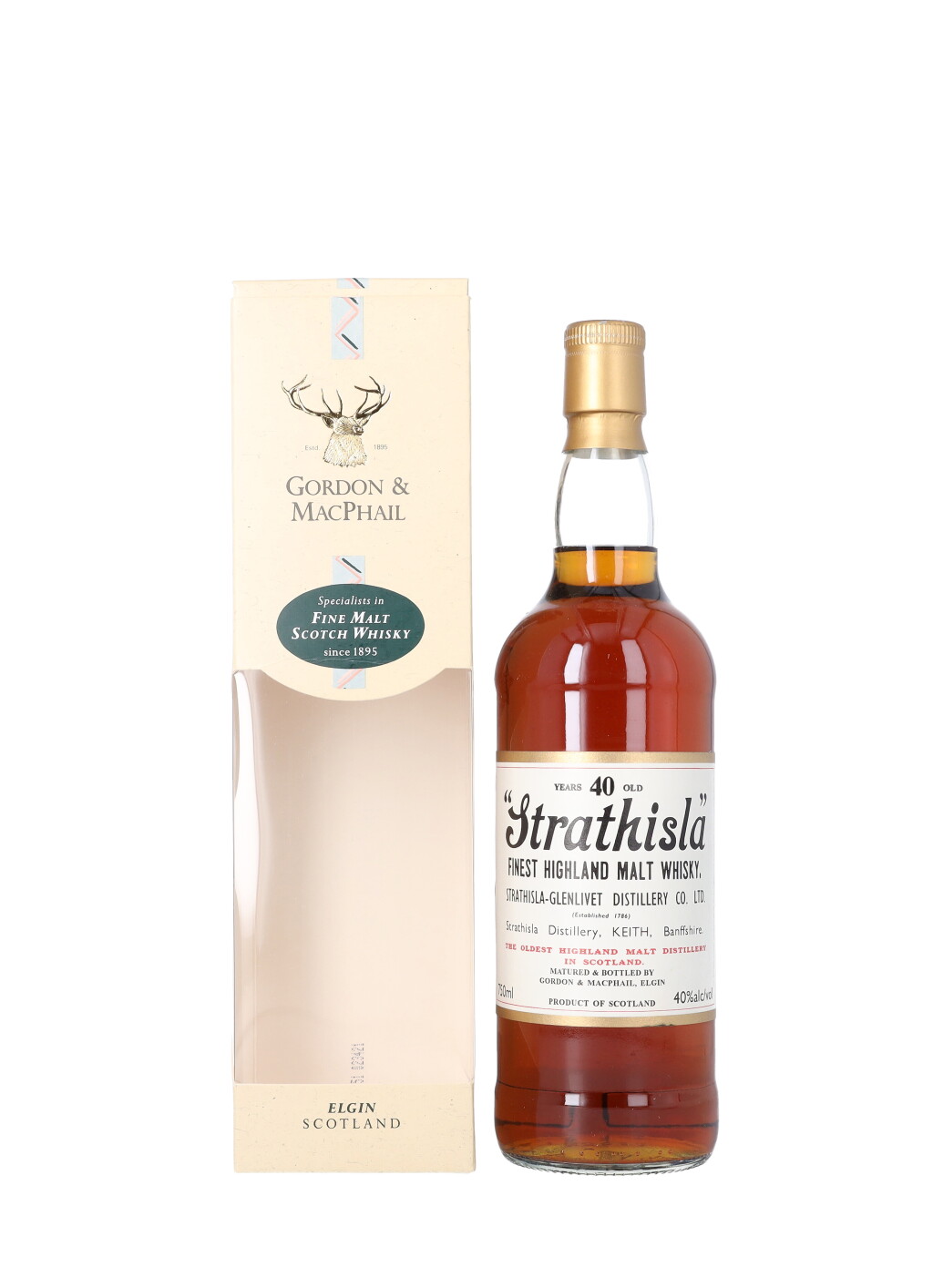 View full screen - View 1 of Lot 6075. Strathisla Gordon & MacPhail 40 Year Old 40.0 abv NV (1 BT75).