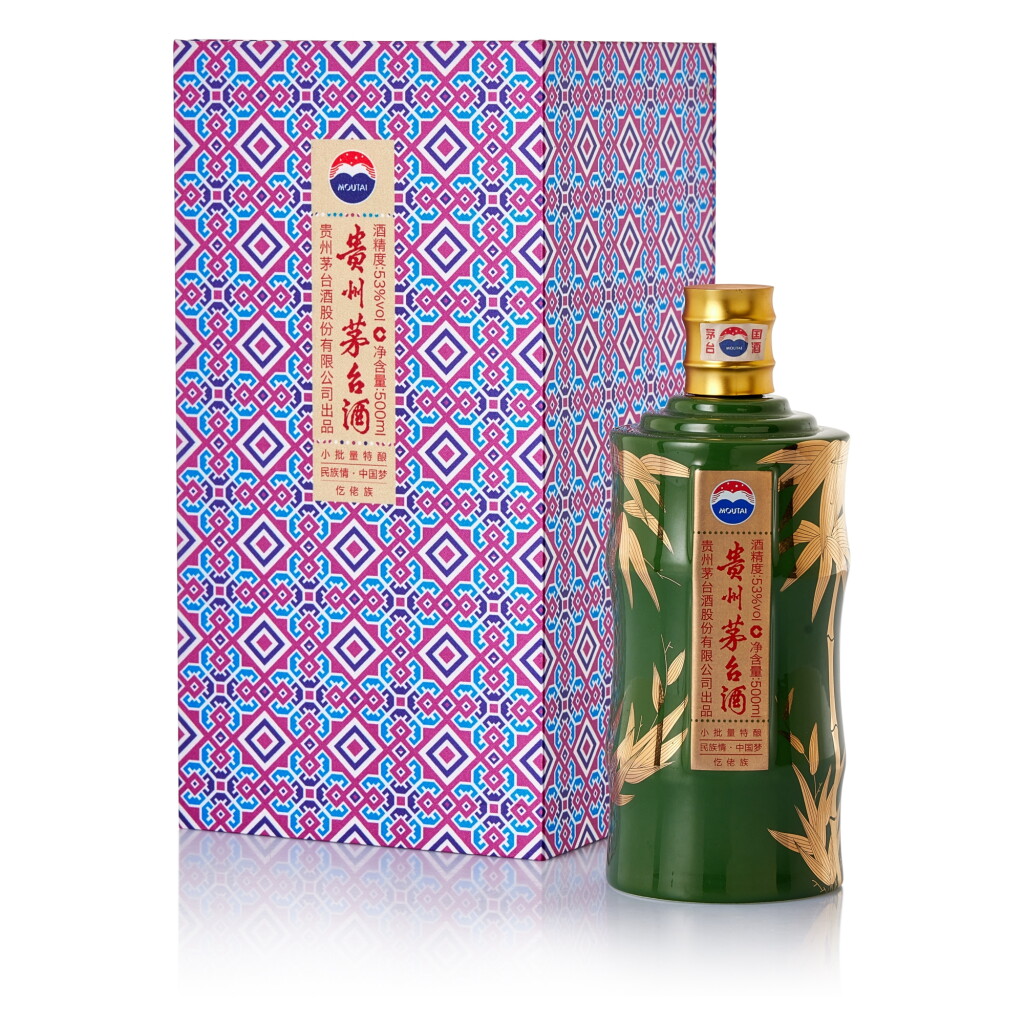View full screen - View 1 of Lot 5736. 2017年產 貴州茅台酒 五十六個民族紀念酒 - 仡佬族 Kweichow Moutai 56 Tribes Series 2017 (1 BT50).