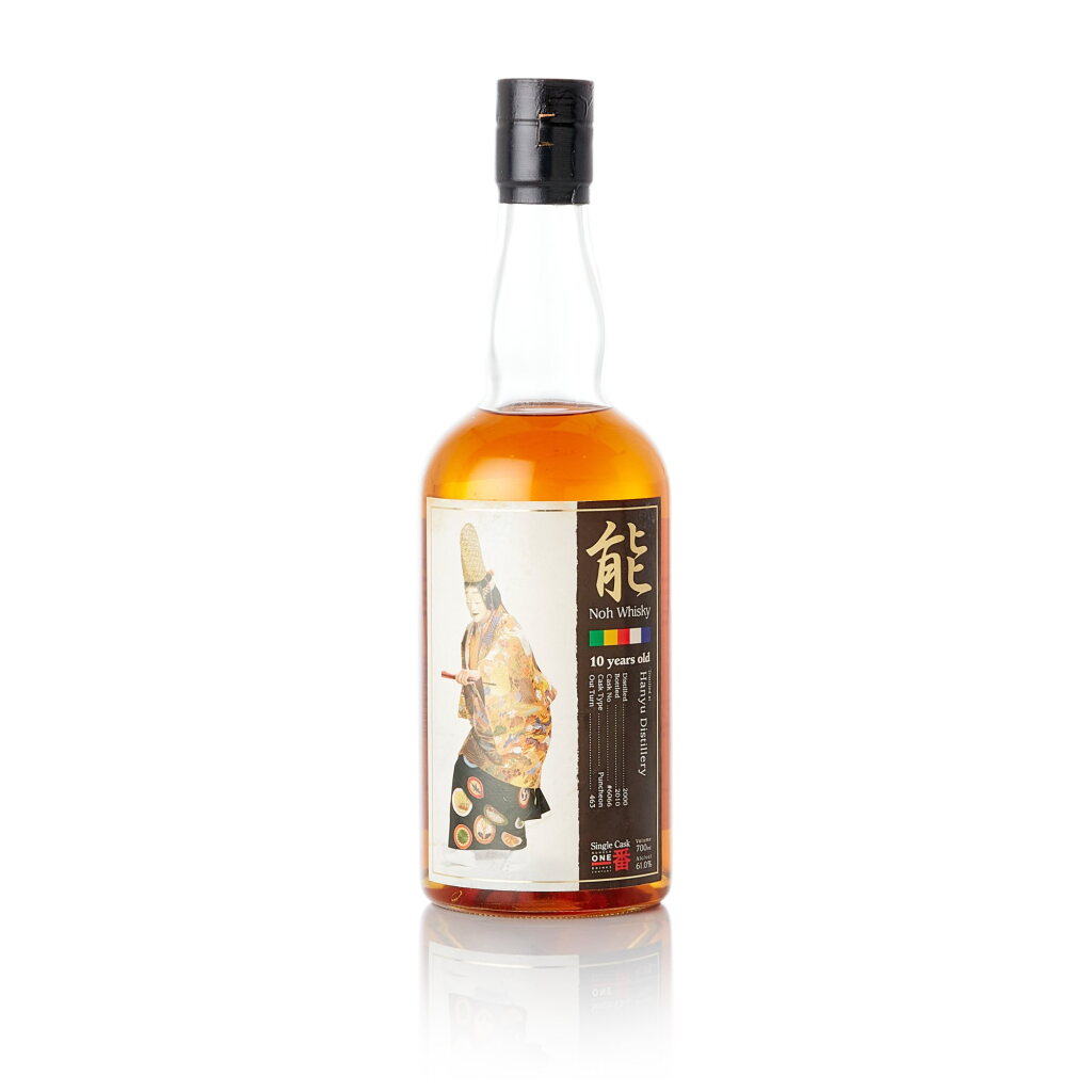 View full screen - View 1 of Lot 1605. 羽生"能"系列 Hanyu Noh 10 Year Old Cask #6066 61.0 abv 2000 (1 BT70).