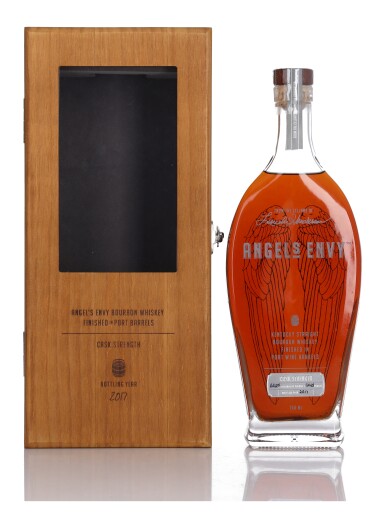 View full screen - View 1 of Lot 143. Angel's Envy Cask Strength Port Barrels 2017 Release 124.5 Proof NV (1 Bottle 75cl).