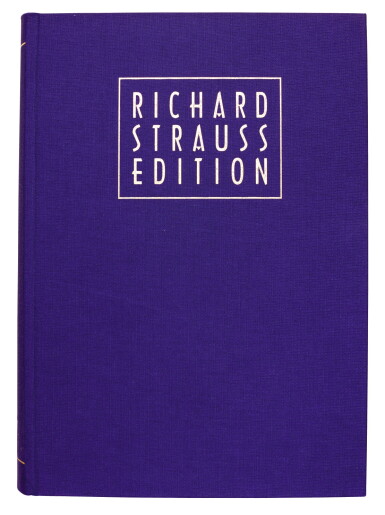 View full screen - View 1 of Lot 92. R. Strauss, Richard Strauss Edition, 30 volumes, Vienna: Verlag Dr Richard Strauss, 1996-1999.