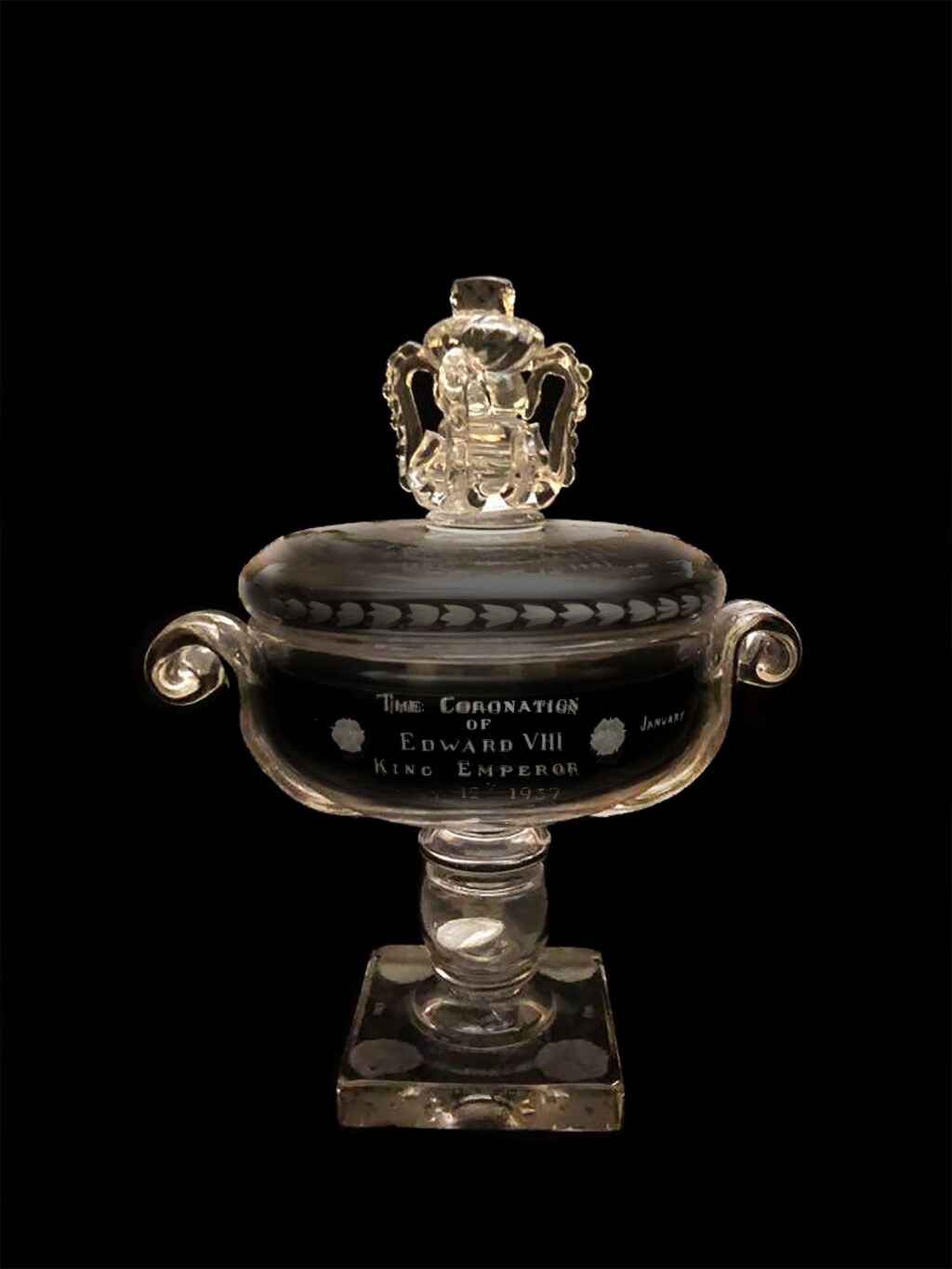 View full screen - View 1 of Lot 11. "THE KING EDWARD CUP", An engraved two-handled cup and cover celebrating the coronation of Edward VIII, 1937.