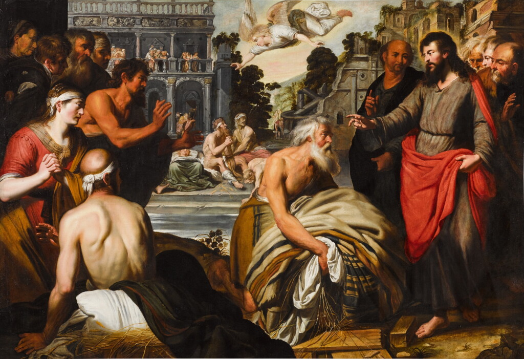 View full screen - View 1 of Lot 47. Christ at the Pool of Bethesda.