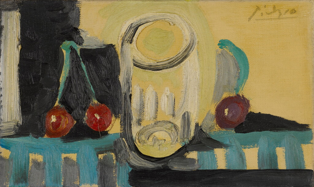 View full screen - View 1 of Lot 337. Nature morte aux cerises.