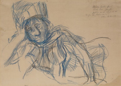 View full screen - View 1 of Lot 801. Portrait of Lotte Mandl.