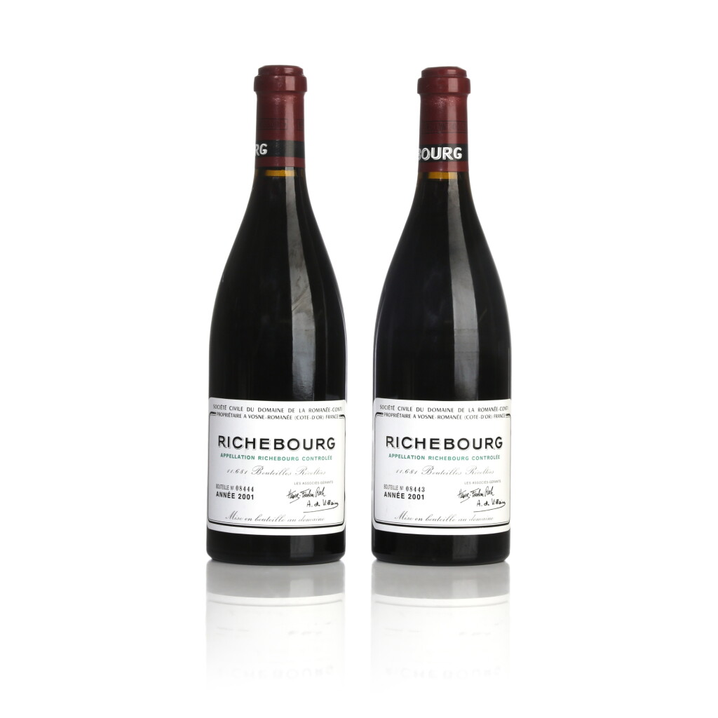 View full screen - View 1 of Lot 20. Richebourg 2001 Domaine de la Romanée-Conti (2 BT).