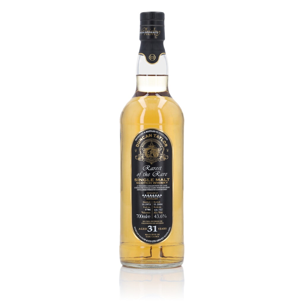View full screen - View 1 of Lot 114. Ayrshire Duncan Taylor Rarest of the Rare 31 Year Old Cask #5786 43.6 abv 1973 (1 Bottle 70cl).