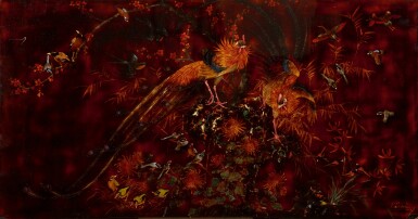 View full screen - View 1 of Lot 764. Tran Van Ha 陳文河 | Roosters 雄雞.