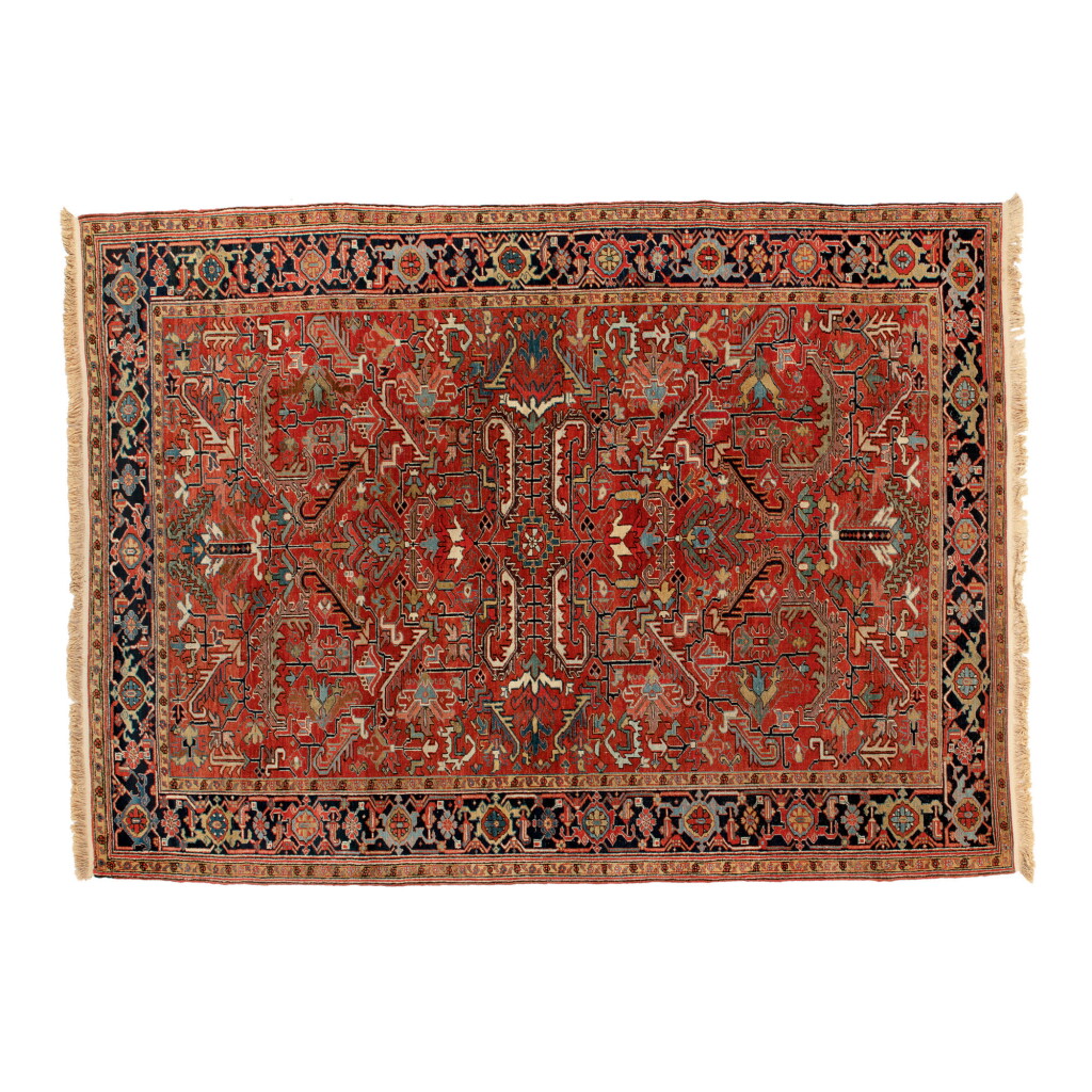 View full screen - View 1 of Lot 582. A HERIZ CARPET, NORTHWEST PERSIA, CIRCA 1920.