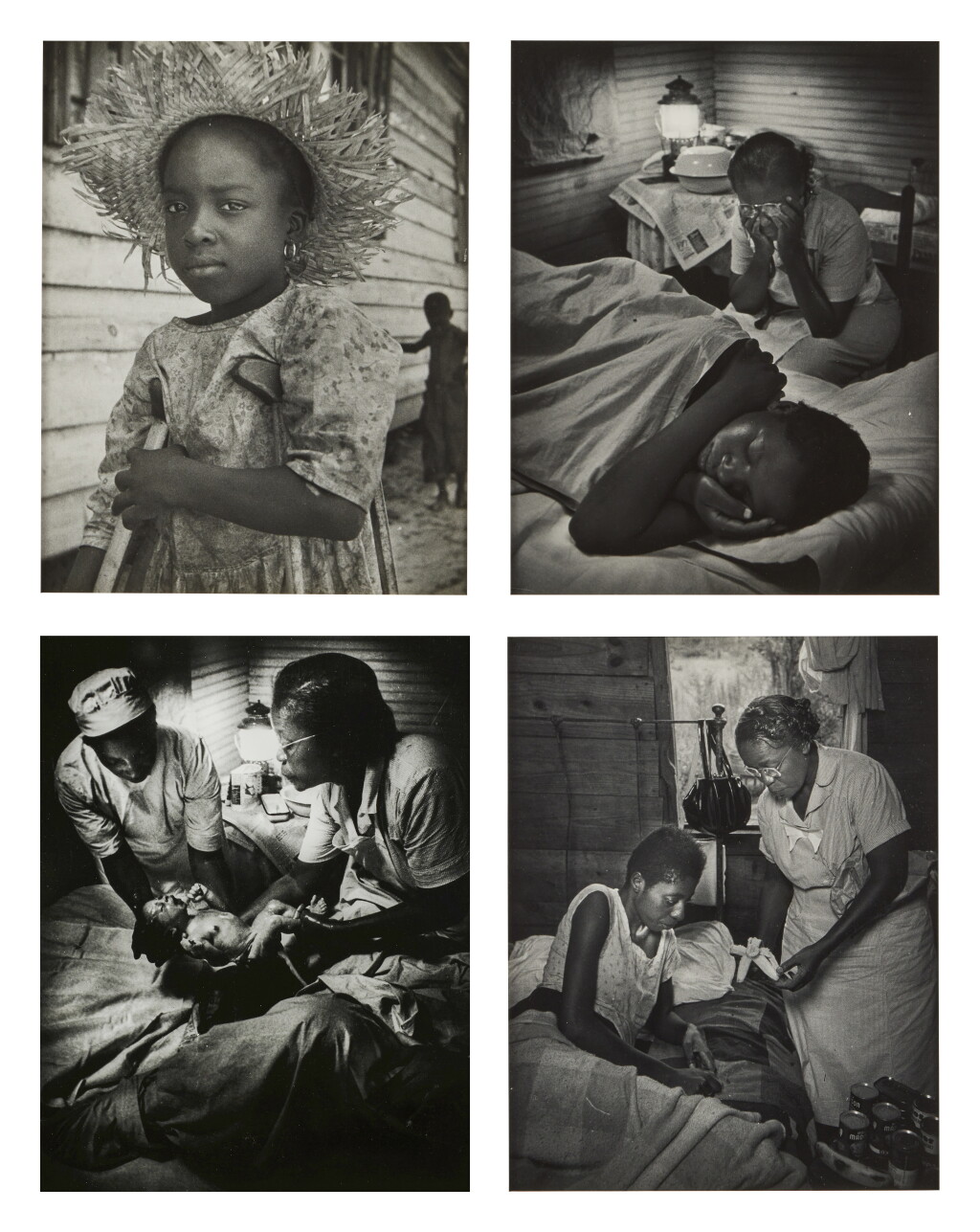 View full screen - View 1 of Lot 918. Selected Images from Nurse Midwives Series (8 photographs).