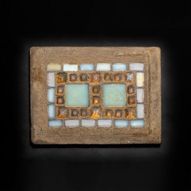 View full screen - View 1 of Lot 25. Favrile Glass Panel.