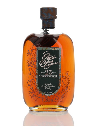 View full screen - View 1 of Lot 180. Elijah Craig Single Barrel 23 Year Old 45.0 abv 1989 (1 BT 75cl).