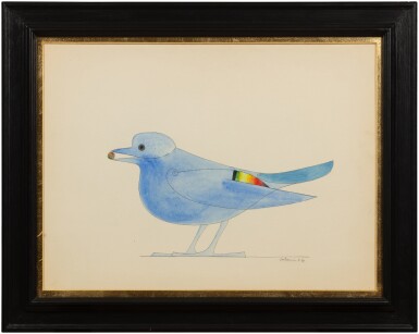 View full screen - View 1 of Lot 190. Oiseau bleu.