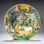 Possiblement par Gironimo Tomasi, peut-être atelier de Guido Durantino, avec les armes des Scheuffelin