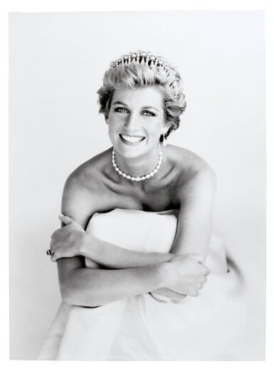View full screen - View 1 of Lot 195. PATRICK DEMARCHELIER | PRINCESS DIANA, LONDON, 1990.