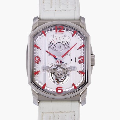 View full screen - View 1 of Lot 360. LUC Engine One, Reference 8526 | A limited edition titanium tourbillon wristwatch with power reserve | Circa 2012 .