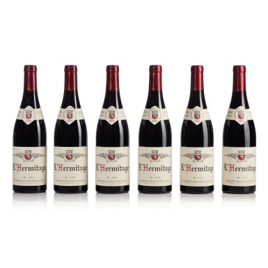View full screen - View 1 of Lot 486. Hermitage Rouge 2014 Jean-Louis Chave (6 BT).